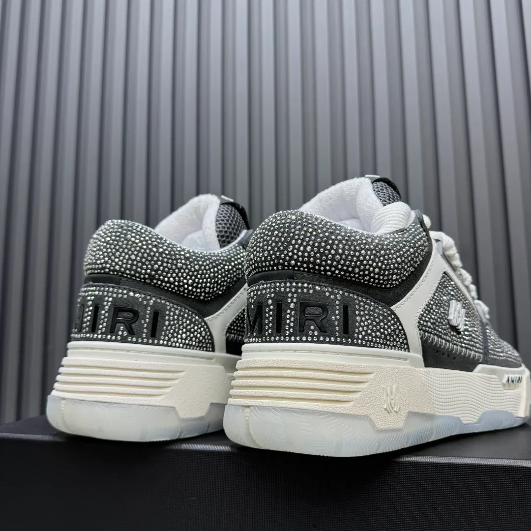 Men's shoes 💰760💰 AMIRI AMIRI fashion brand hot sale 🔥 Available all year round, couples 💑 Official website synchronization Imported fabrics 1⃣️ vs 1⃣️ replica, original factory special original sole, 35-45 (45. non-refundable)